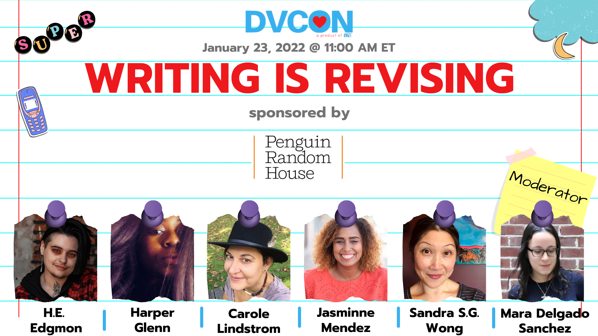 Writing Is Revising.11:00am-12:00pm - You've heard it before: 